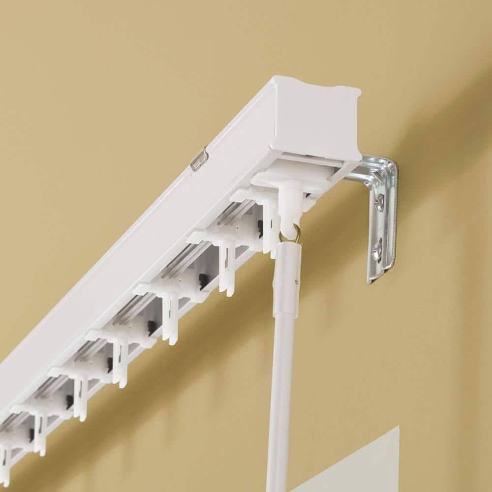 Hampton Bay White Vertical Blind Head Rail for Sliding Door or Window - 103 in. W